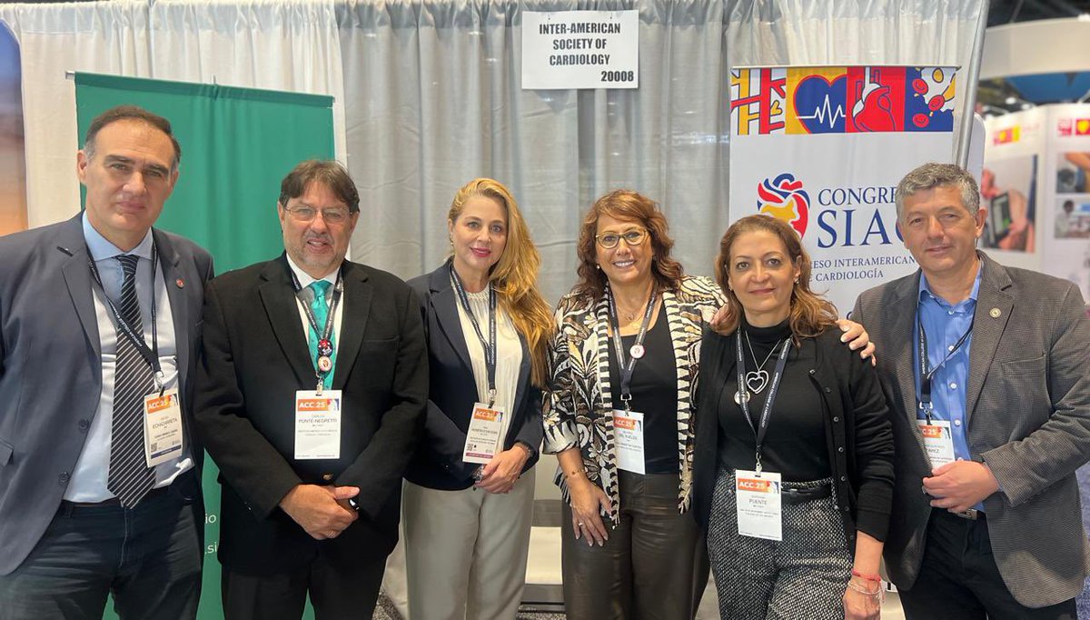 SIAC (@siac_cardio) on Twitter photo Stand SIAC en #ACC25
Recibimos la visita de colegas de la sociedad <a href="/SVCardiologia/">SVCardiologia</a> <a href="/ANCAM_MEXICO/">ANCAM México</a> y <a href="/ComunidadFAC/">FAC</a> Stand SIAC en #ACC25
Recibimos la visita de colegas de la sociedad <a href="/SVCardiologia/">SVCardiologia</a> <a href="/ANCAM_MEXICO/">ANCAM México</a> y <a href="/ComunidadFAC/">FAC</a>