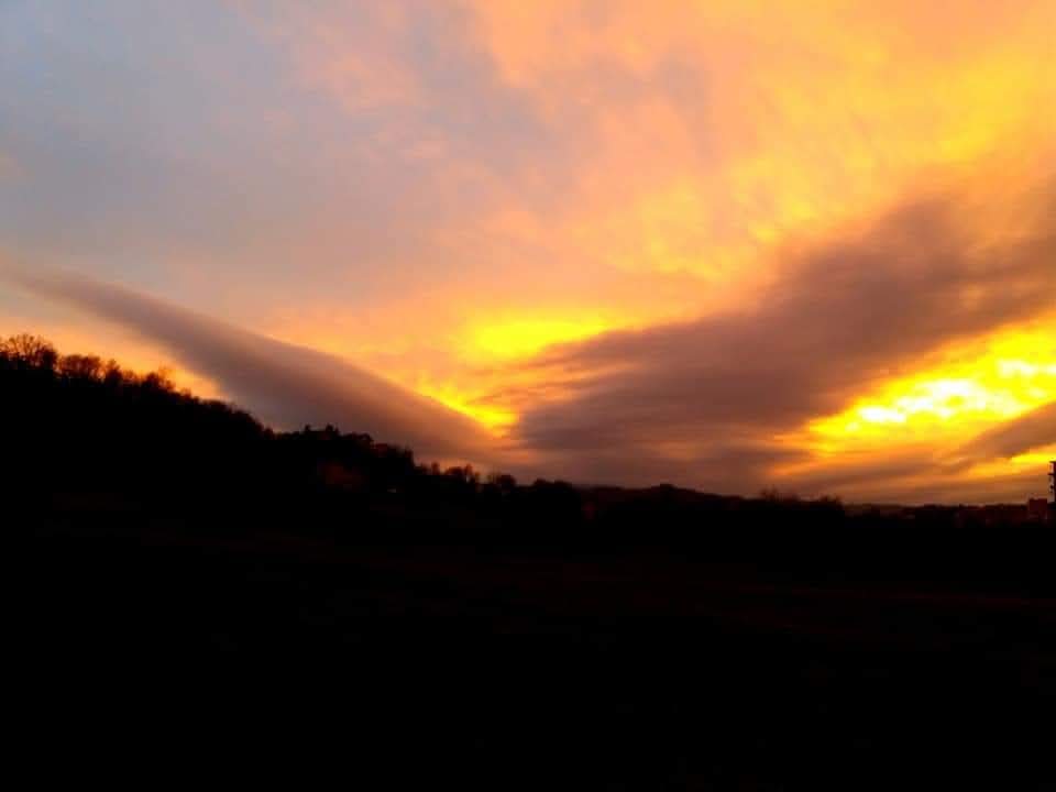 Che tramonto questa sera...