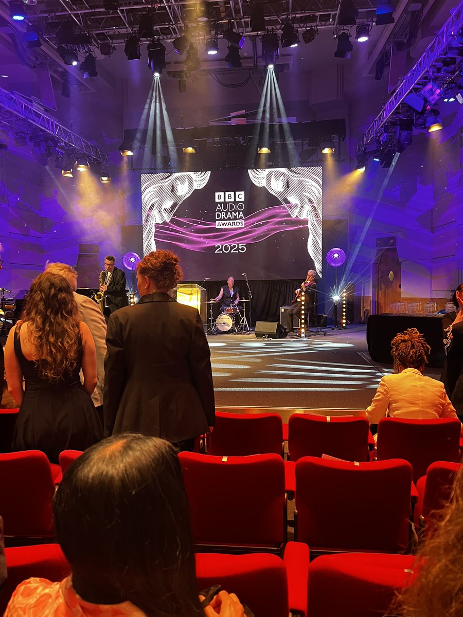 Taking our seats #audiodramaawards