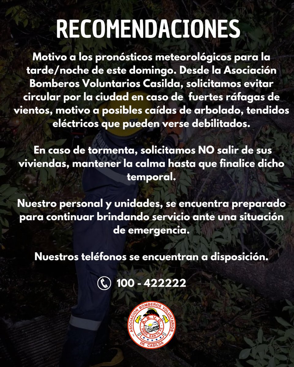 Bomberos Casilda tweet media