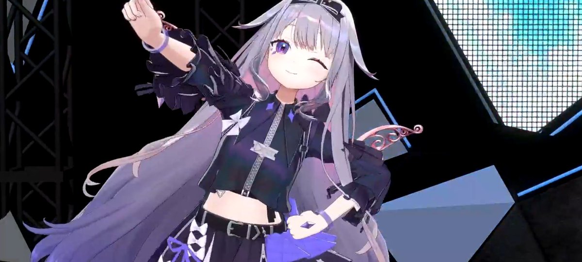 【hololive 6th fes color Rize Harmony No.2】
二曲目は昨年のコンセプト曲「Capture the Moment」。
恒例で予想出来たとはいえ、やはり全員歌唱は圧巻の一言！初めに昨年の曲を聴くとLIVEに来たな、って感じでワクワクでした😁
そして白黒LIVE衣装はめちゃくちゃ可愛かった（笑）
#hololivefesEXPO25