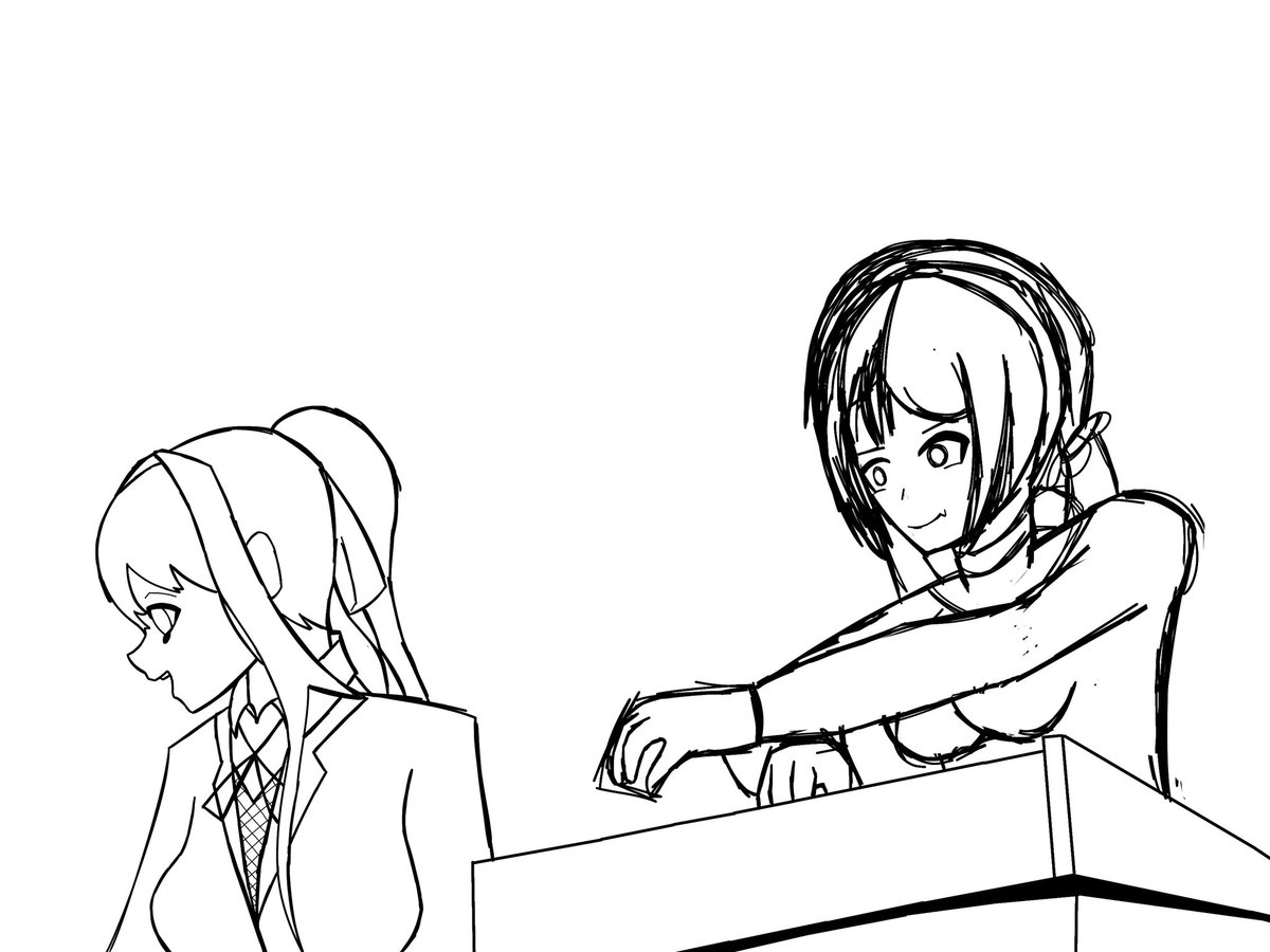 Blitzfunk34's tweet image. Are they daft punking? WIP
#sketchy #daftpunk #ddlc #miside