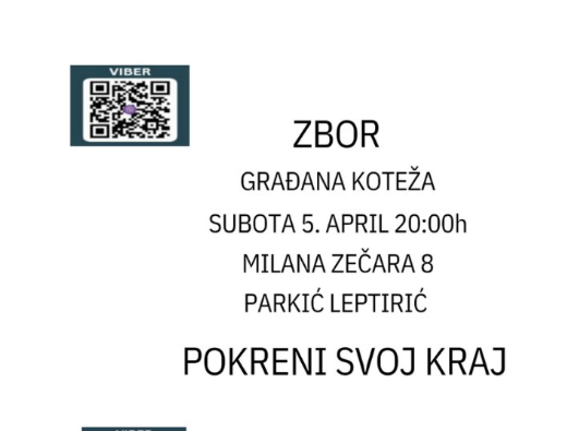 mamaRa_07's tweet photo. A, da.... Ja sam vrlo senzitiv pa sam dodala neko cveće pa sam posle dodala i QR kod za pristup grupi. Lepo bi bilo kada bi se priključili i ovi naši Ajs Nigrutin, Eurfrat i Timbe.... Oni su vrlo važni zbog ove naše dece u kraju
#ajsnigrutin #prtibg #badcopy https://t.co/RRuCm8gJgu