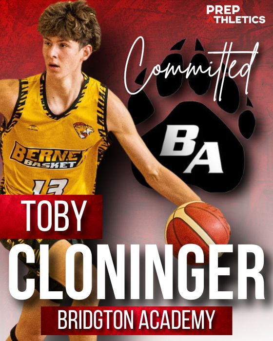 Congrats to PA prospect 6'8'' Toby Cloninger from Switzerland on his commitment to <a href="/BridgtonHoops/">Wolverine Basketball</a> and <a href="/WhitLesure/">Whit Lesure</a>.

<a href="/NERRHoops/">New England Recruiting Report NERRHoops</a> <a href="/PHNewEngland/">Prep Hoops New England</a> #PrepSchoolBasketball #CollegeRecruiting #BasketballRecruiting #StudentAthlete #HoopDreams