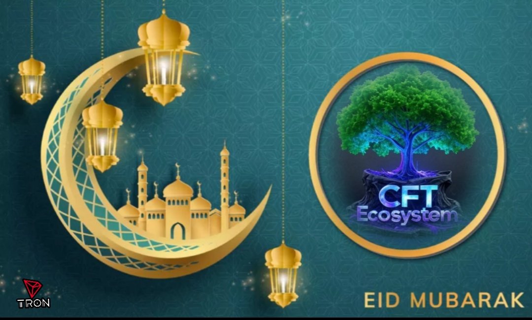 TroniixcoT's tweet photo. 🌜 Eid Mubarak 

Join https://t.co/kTQpJNURt6 and stake CFT on either #TRON, USDT or CFT Pools to earn passively with high APR Don't miss the opportunity to be part of this amazing community
Let's Go
@Stian_86 
#ToTheSun
#EidMubarak
#EidUlFitr
#sunpump
🔥https://t.co/5YyMrUDZl2 https://t.co/8xPFJezsyN