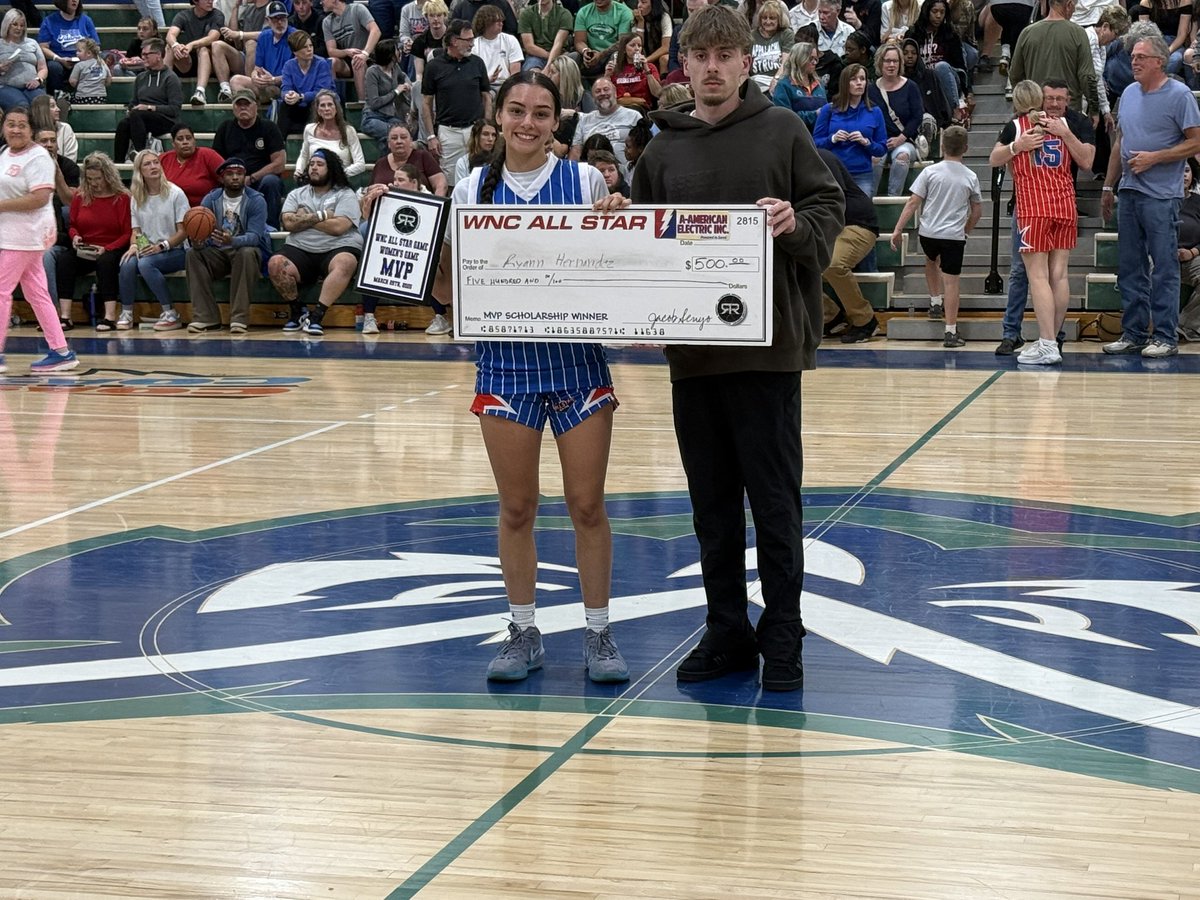 Asheville School Girls Basketball (@asblueswbk) on Twitter photo Huge congratulations to <a href="/Ryann_hz/">Ryann Hernandez</a> for earning MVP honors at the WNC All Star game last night! Proud of you Ryann!!
#goblues Huge congratulations to <a href="/Ryann_hz/">Ryann Hernandez</a> for earning MVP honors at the WNC All Star game last night! Proud of you Ryann!!
#goblues