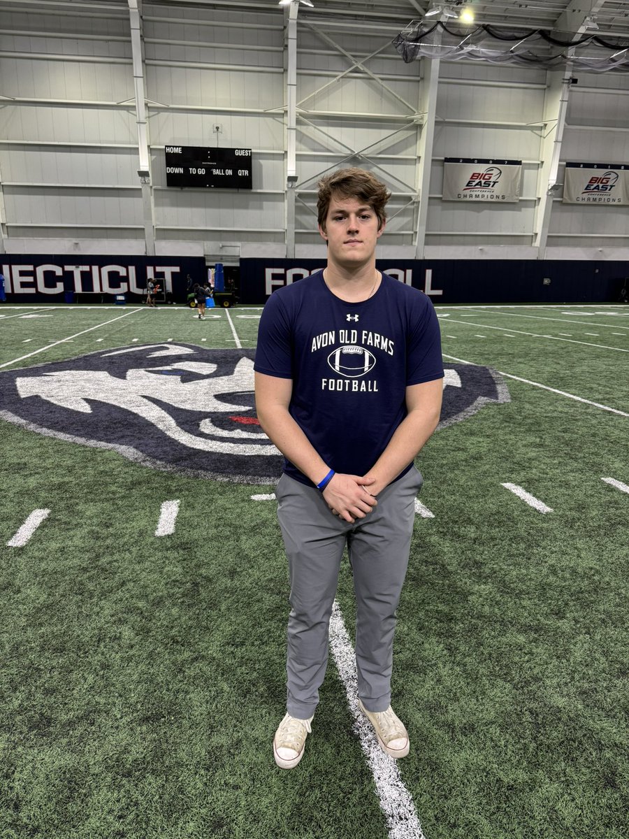 CharlieThom43's tweet photo. I had a great time watching practice yesterday at UCONN. Thank you to @Coach_CPace for taking the time to meet with me.
@CoachDShearer @AOF_Football @JonathanWholley https://t.co/rOPfpzjBZl