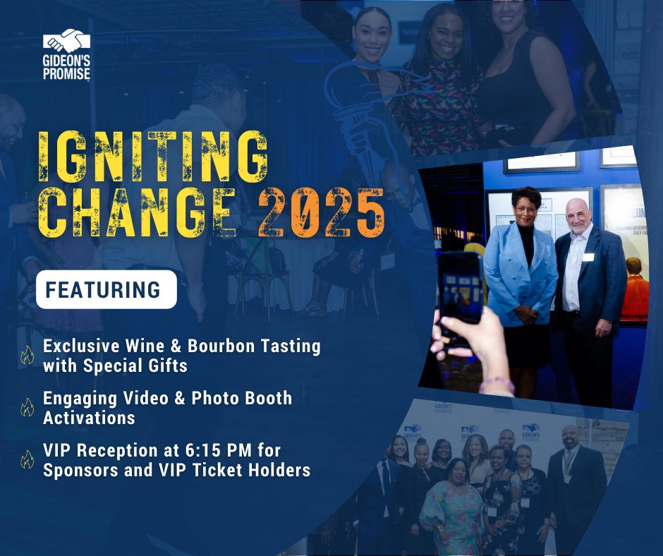 Gideon's Promise (@gideons_promise) on Twitter photo Be part of something truly special at <a href="/CityWineryATL/">City Winery Atlanta</a> on April 23rd at 7:00 PM for Igniting Change 2025! This is an evening you won’t want to miss!
🌟Want the VIP experience? Get your VIP tickets at impact.gideonspromise.org/event/igniting…. Be part of something truly special at <a href="/CityWineryATL/">City Winery Atlanta</a> on April 23rd at 7:00 PM for Igniting Change 2025! This is an evening you won’t want to miss!
🌟Want the VIP experience? Get your VIP tickets at impact.gideonspromise.org/event/igniting….