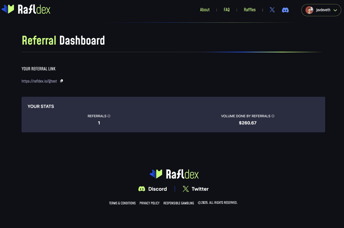 For the ones that work for their bags and spread the community

In Rafldex we will bring you the opportunity to get passive income + chance for private raffles with REFERRAL system

Already developed 🤪👀