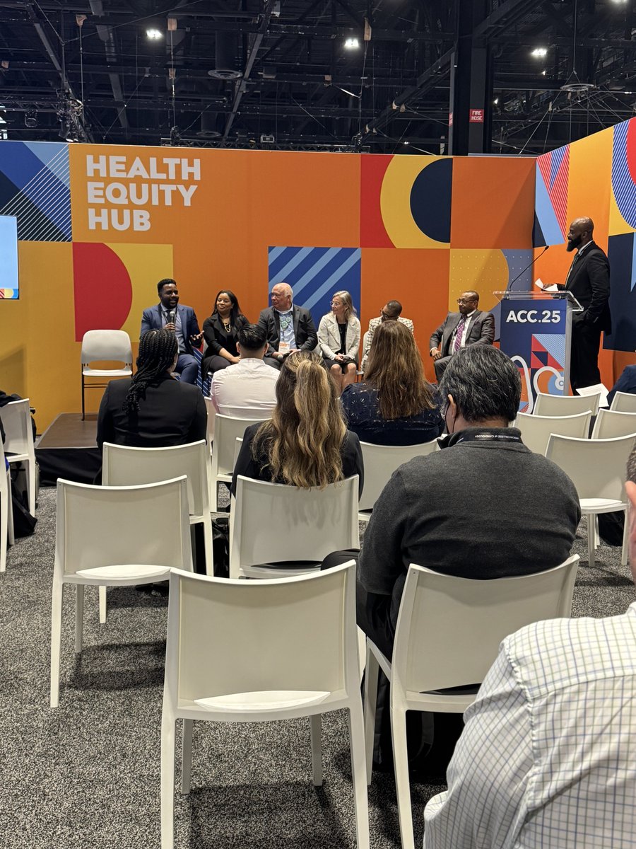 American College of Cardiology (@accintouch) on Twitter photo “ACC is continuously advocating for health equity and diversity and inclusion,” says <a href="/DrRobRoswell/">Robert Roswell</a> at the #HealthEquity Hub.
Want to hear how the ACC collaborates with other societies and organizations to ensure equitable care for all? Come to the hub now! #ACC25 #ACCDiversity “ACC is continuously advocating for health equity and diversity and inclusion,” says <a href="/DrRobRoswell/">Robert Roswell</a> at the #HealthEquity Hub.
Want to hear how the ACC collaborates with other societies and organizations to ensure equitable care for all? Come to the hub now! #ACC25 #ACCDiversity