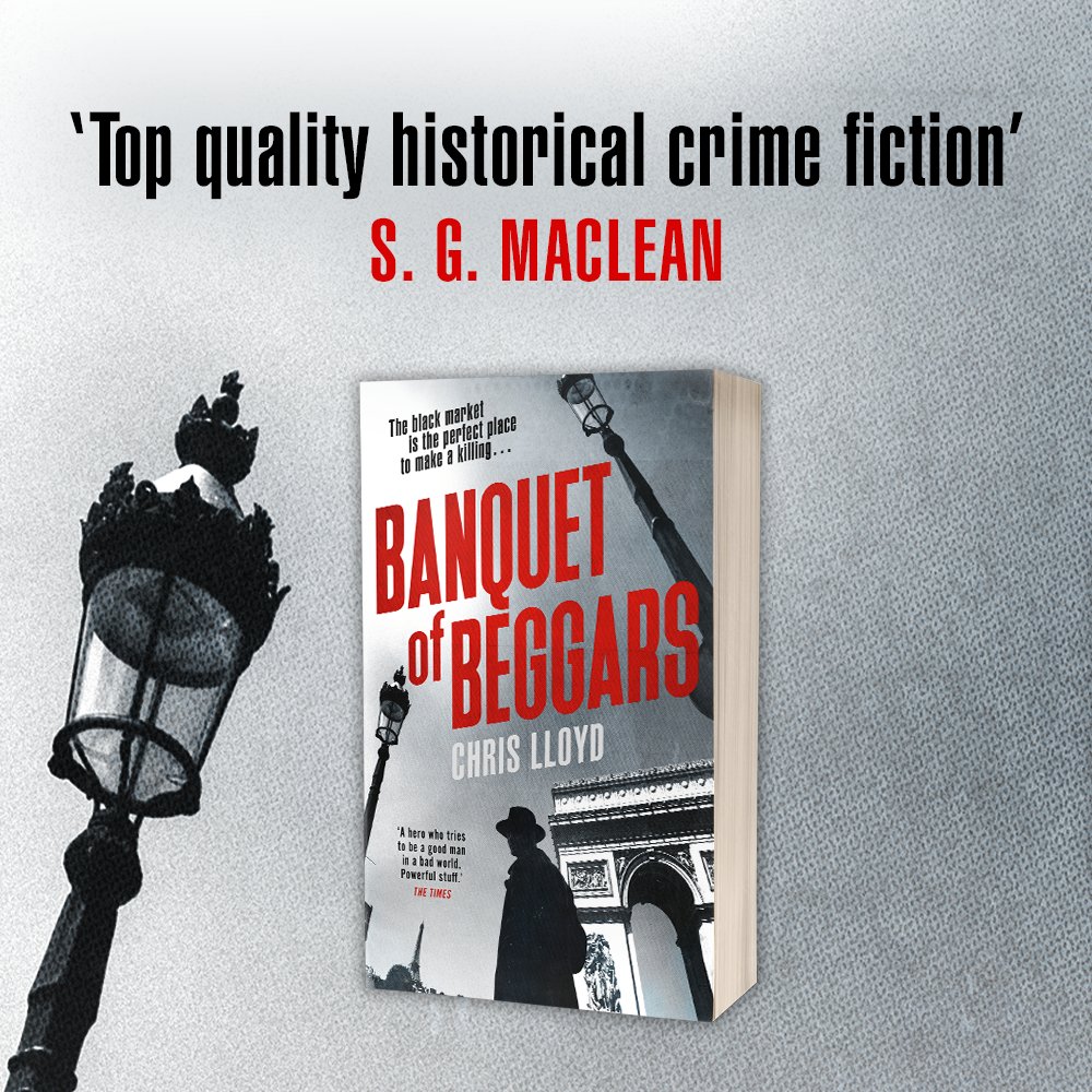 Orion Publishing (@orionbooks) on Twitter photo From the winner of the HWA Gold Crown for Best Historical Fiction <a href="/chrislloydbcn/">Chris Lloyd</a> comes a gripping new murder mystery set in Occupied Paris.
Out now in paperback: geni.us/BanquetofBegga… From the winner of the HWA Gold Crown for Best Historical Fiction <a href="/chrislloydbcn/">Chris Lloyd</a> comes a gripping new murder mystery set in Occupied Paris.
Out now in paperback: geni.us/BanquetofBegga…