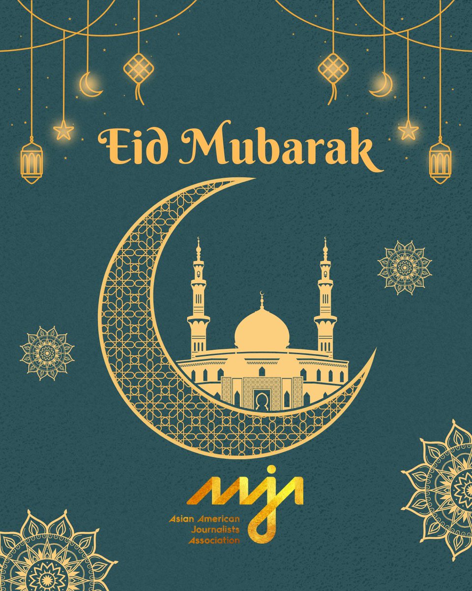 🌙Wishing Eid Mubarak to those in our #AAJAFamily who are observing Ramadan &amp; Eid al-Fitr #EidMubarak