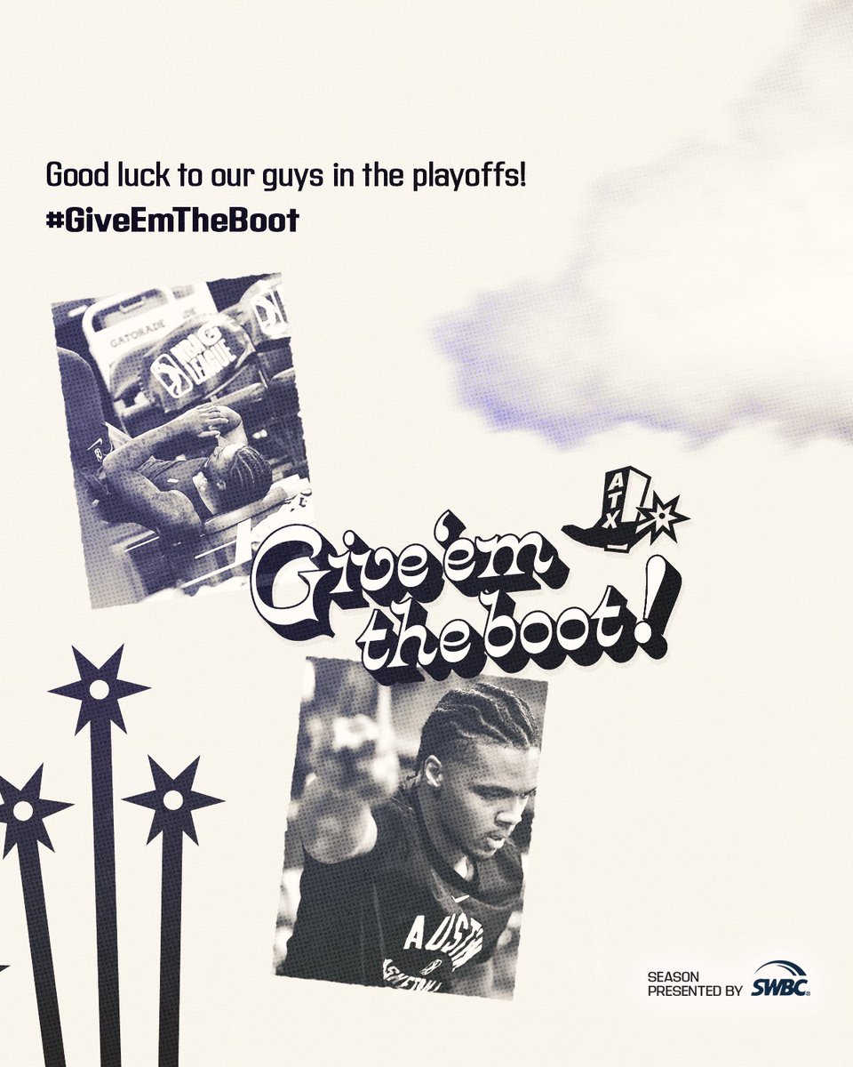 austin_spurs's tweet photo. Get ready for the NBA G League Playoffs, Presented by Google Pixel! After four years, we’re back and ready to get to work💪 #GiveEmTheBoot https://t.co/geXnWsQozh