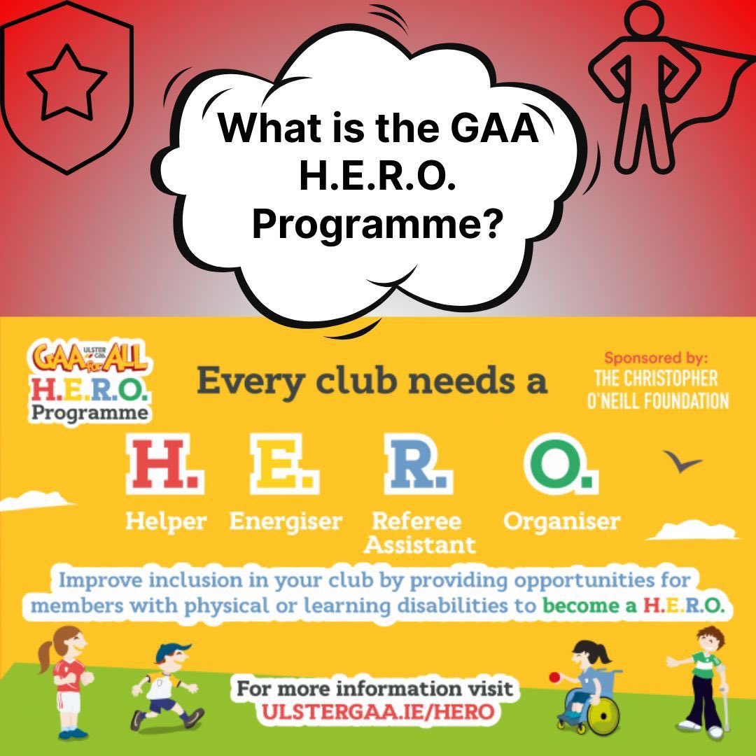 TirnanOgPdown's tweet photo. Tír na nÓg GAA for All 🔴⚪️

 Tír na nÓgs Health and Wellbeing team  are proud to announce the launch of the GAA for All programme and the GAA H.E.R.O.s programme 🤩 https://t.co/kIyNAWcYqe