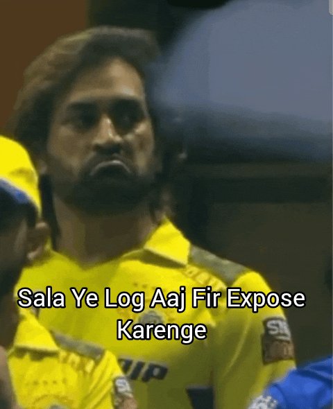 Ab To Fir Sala Pelai Hoga #CSKvsRR