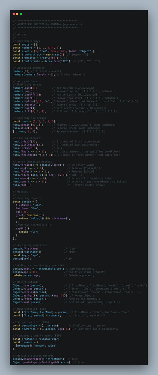 e_opore's tweet image. COMPLETE JAVASCRIPT CHEATSHEET.

Grab my new Master Javascript Like a Pro ebook PDF Today; codewithdhanian.gumroad.com/l/jjpifd