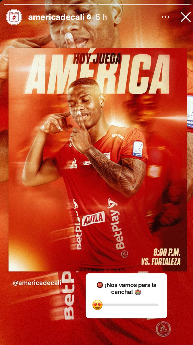 Ya nos vamos a ver mi mechita, hoy a ganar, de la mano de Dios siempre! ⁦<a href="/AmericadeCali/">América de Cali</a>⁩ y gracias a ⁦<a href="/rscbuga/">RSCBuga</a>⁩ por los viajes en familia!