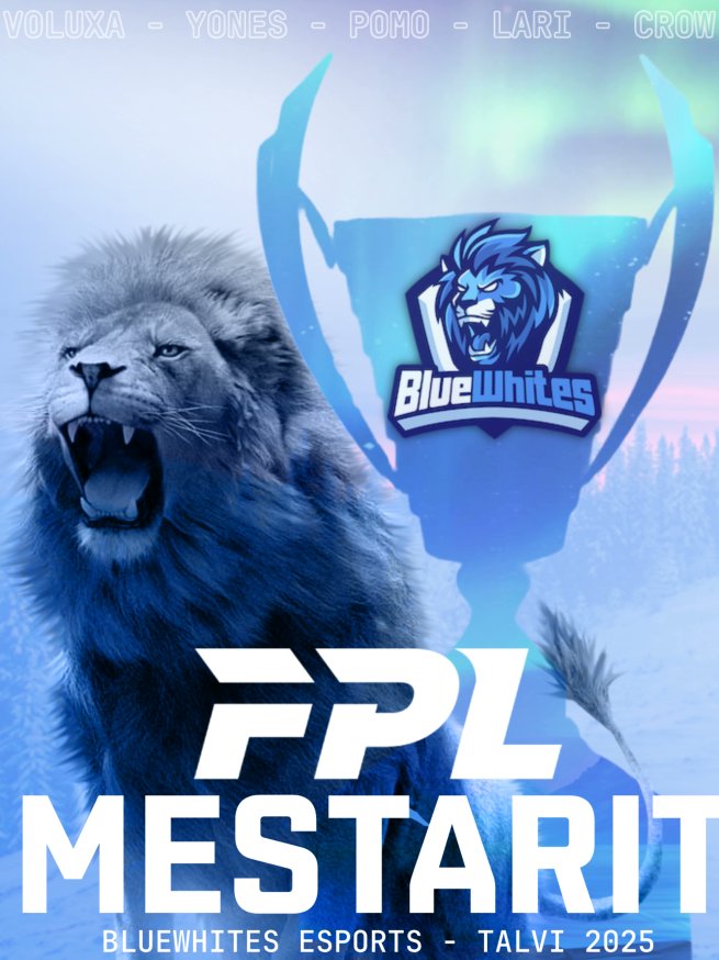 SININEN ON TAIVAS, SINISET ON SILMÄNSÄ SEN🇫🇮

<a href="/BlueWhites/">BlueWhites</a> FPL WINTER 2025 MESTARI🦁🤩

#OLEPELOTON