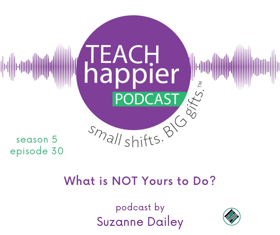 Wondering what ISN’T your work to do? This small shift in thought may help you do just that. Thanks for listening!
podcasts.apple.com/us/podcast/wha…
