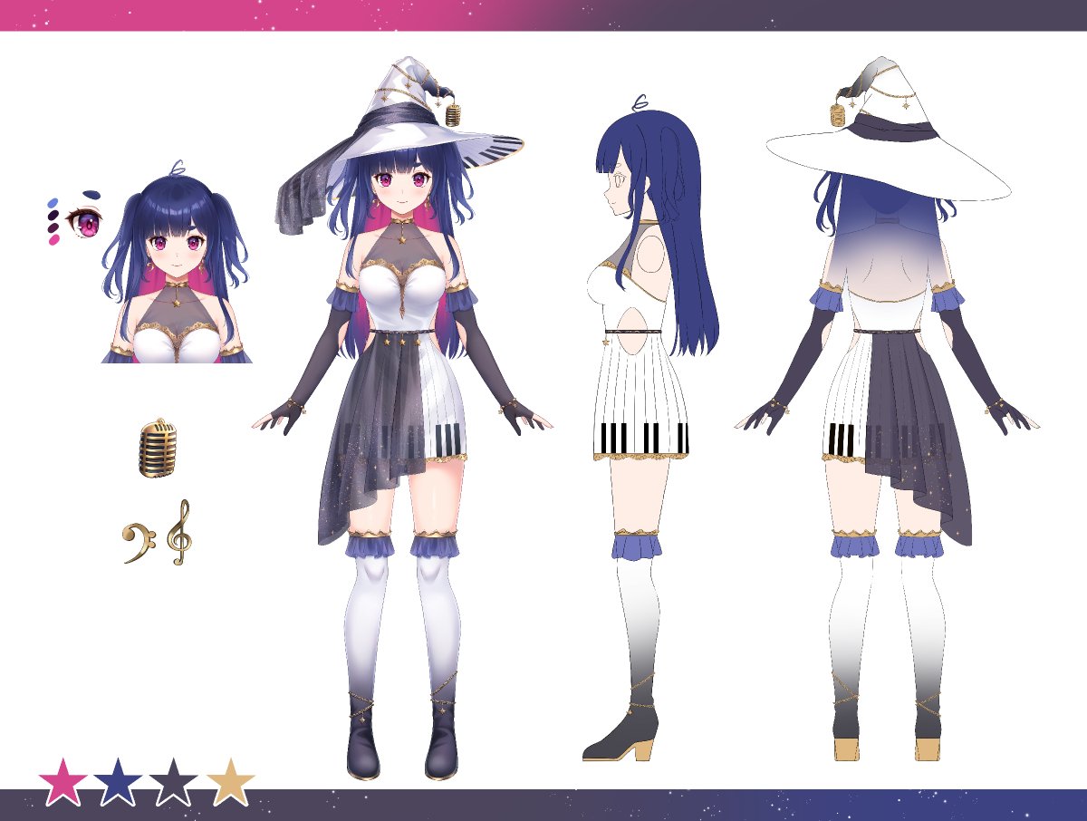 nocturiareveris's tweet image. NOC NOC!
I'm Nocturia Reveris, a singing witch from the magic realm who is currently stuck in this world
Oshimarks: ⭐🧹
General 🔷: #nocturiareveris
Livestream 📺: #liveristream
Fanart 🎨 : #nocturiart
-CREDITS-
Design: me
Art: @SEBU_illust
Rig: @_Ameki_
#Vtuber #ENVtuber