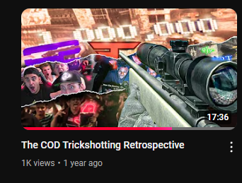 L00PARAMA's tweet photo. Just hit 1k on my trickshotting video from last year! To everyone who watched that video thank you so much 💛 https://t.co/Ho7NAnjktC