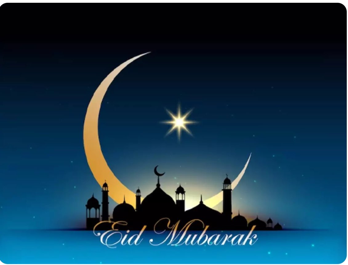 Eid Mubarak to all my Muslim friends and neighbors!