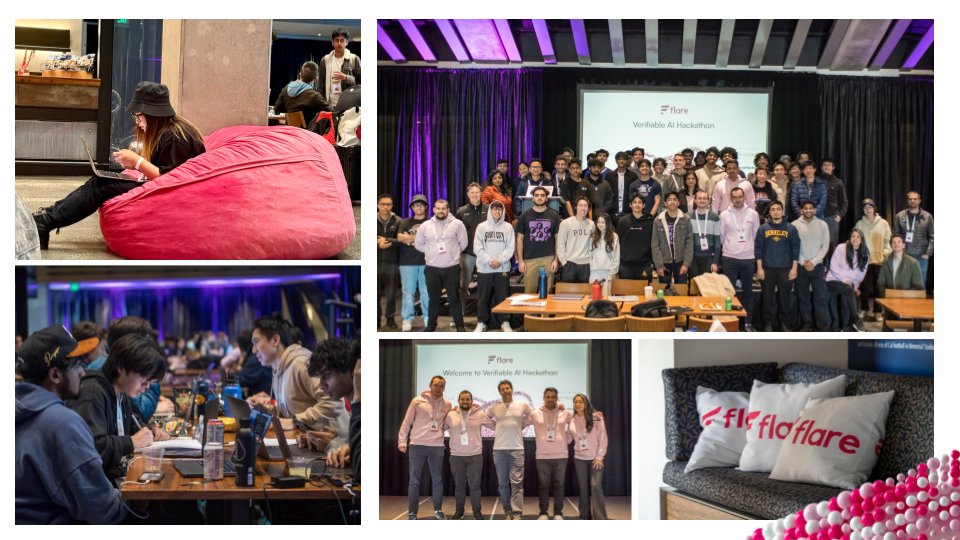FlareNetworks's tweet image. The Flare AI Kit is an open-source SDK designed to build Verifiable AI agents on @FlareNetworks using @GoogleCloud&apos;s Confidential Space.

During our recent hackathon, participants from @wlooblockchain, @CalBlockchain, and several other institutions showcased the Flare AI Kit in…