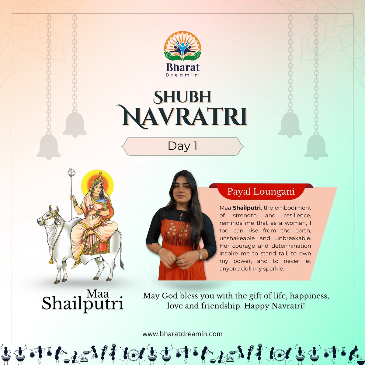 Bharat Dreamin (@bharatdreamin) on Twitter photo Shubh Navratri! Celebrating Strength, Resilience, and the Power of Women ✨
This Navratri, let’s celebrate the strength in every woman—the mothers, daughters, sisters, and leaders who make this world a better place.
<a href="/LounganiPayal/">Payal #MC²</a> #navratri2025 #womenofstrength #MaaShailputri Shubh Navratri! Celebrating Strength, Resilience, and the Power of Women ✨
This Navratri, let’s celebrate the strength in every woman—the mothers, daughters, sisters, and leaders who make this world a better place.
<a href="/LounganiPayal/">Payal #MC²</a> #navratri2025 #womenofstrength #MaaShailputri