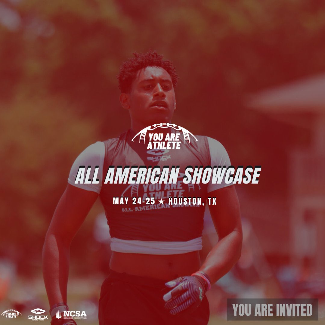 Monroe Partin (@monroe_partin25) on Twitter photo Blessed to be invited to the <a href="/RoadToHouston/">All-American Showcase</a> All American Showcase. Canāt wait to compete with the best!
<a href="/HallTechSports1/">Hall-Tech Sports</a> <a href="/BHoward_11/">Brandon Howard</a> <a href="/youareathlete/">You Are Athlete</a> <a href="/MacCorleone74/">Rion (Ree-un) Young</a> <a href="/ScoutFball/">Larry Rudolph</a> <a href="/PrepRedzoneAL/">Prep Redzone Alabama</a> <a href="/CooperMorreale/">Cooper Morreale</a> <a href="/Excelspeed12/">Lo Wood</a> <a href="/adamgorney/">Adam Gorney</a> Blessed to be invited to the <a href="/RoadToHouston/">All-American Showcase</a> All American Showcase. Canāt wait to compete with the best!
<a href="/HallTechSports1/">Hall-Tech Sports</a> <a href="/BHoward_11/">Brandon Howard</a> <a href="/youareathlete/">You Are Athlete</a> <a href="/MacCorleone74/">Rion (Ree-un) Young</a> <a href="/ScoutFball/">Larry Rudolph</a> <a href="/PrepRedzoneAL/">Prep Redzone Alabama</a> <a href="/CooperMorreale/">Cooper Morreale</a> <a href="/Excelspeed12/">Lo Wood</a> <a href="/adamgorney/">Adam Gorney</a>