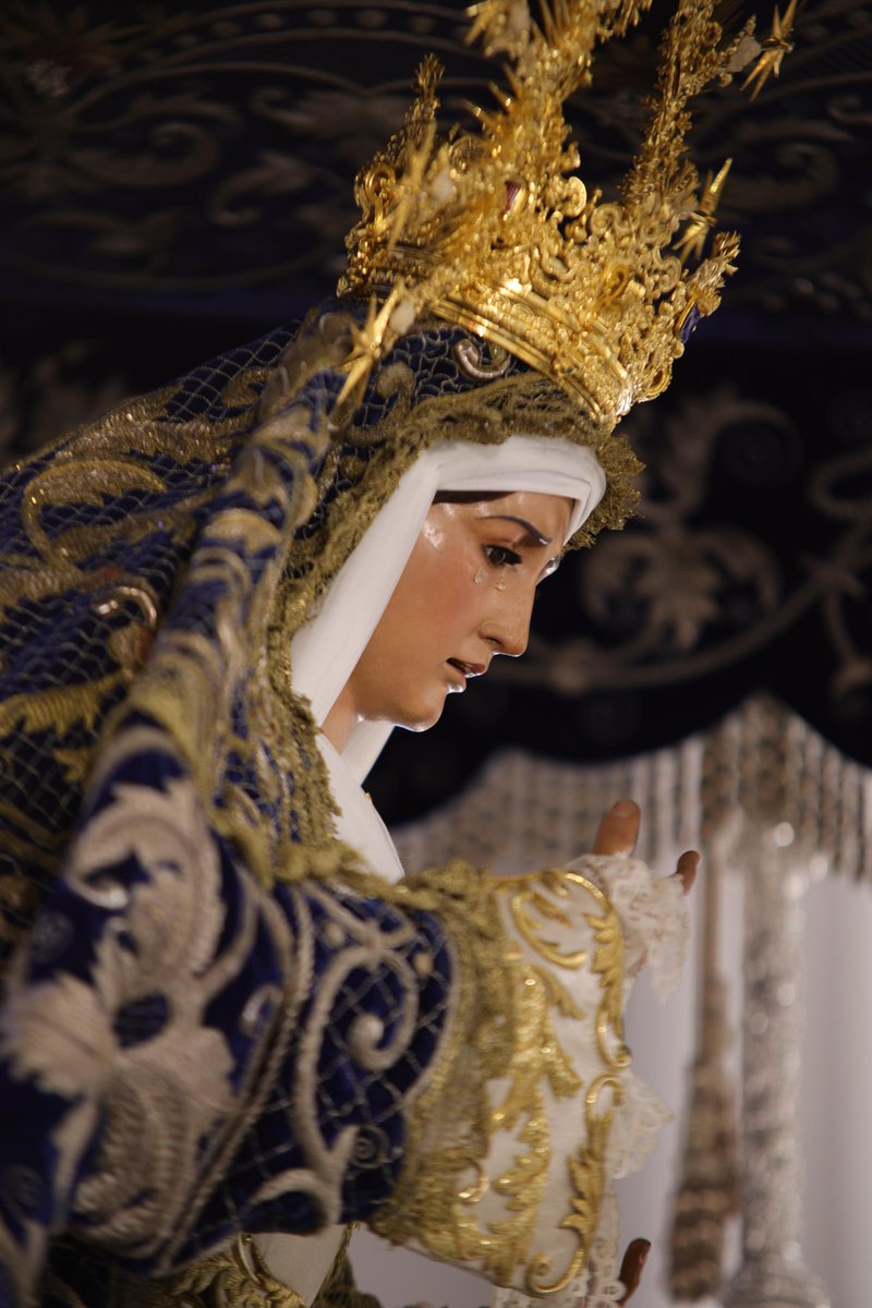 HdadHiniesta's tweet photo. 🔵 ACTUALIDAD

✔️ Ya se encuentra María Santísima de la Hiniesta Dolorosa en su paso procesional esperando un nuevo Domingo de Ramos.

Sólo quedan dos domingos para estar por las calles de Sevilla.

“Bendita sea tu pureza y eternamente lo sea…”

#SoydelaHiniesta
#LaEstrellaSublime