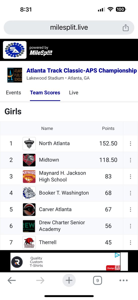 North Atlanta Sports Booster (@northatlantabc) on Twitter photo Track donโt lie! #Warriors are the best in APS!! 4peat for Boys and 3peat for Girls!! <a href="/NahsRunning/">NAHSRunningWarriors</a> Track donโt lie! #Warriors are the best in APS!! 4peat for Boys and 3peat for Girls!! <a href="/NahsRunning/">NAHSRunningWarriors</a>