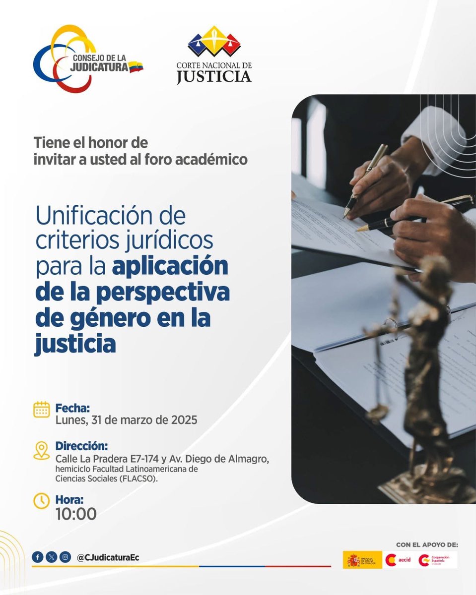 #JusticiayGénero 
#MujeresEnJusticia
#JusticiaFemenina
#JusticiaSinViolencia