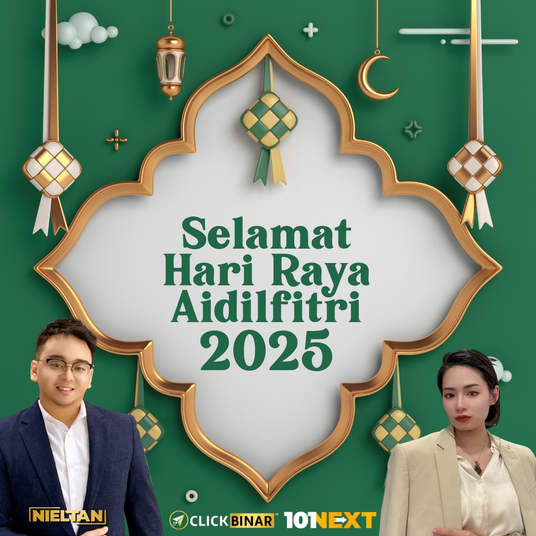 Selamat Hari Raya Aidilfitri! 🌙✨

Wishing you and your loved ones a joyful and blessed celebration filled with happiness, prosperity, and good health. 🤲🏻💛 May this festive season bring peace, love, and togetherness!

🎉 Enjoy the delicious feast &amp; cherish precious moments