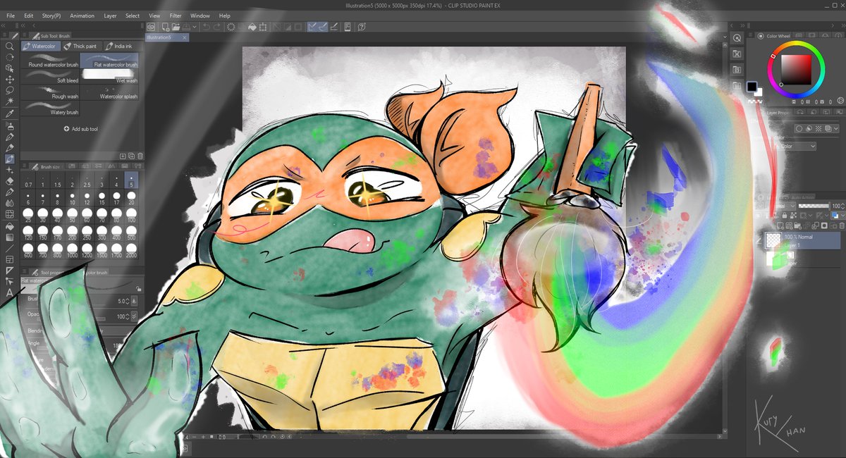 Kury_TMNT's tweet image. Saw so many AI art lately that it made me draw this lol

  AI could never replace our creations! Let´s all share our talents and support eachother &amp;lt;3&amp;lt;3✨

#SupportHumanArtists