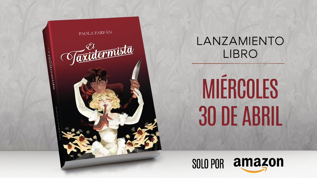 ¡YA ES OFICIAL!
Fecha de lanzamiento del libro de "El Taxidermista" en físico será el 30 DE ABRIL DEL 2025.
Muchas gracias a <a href="/Acane1234/">Jamoncillo</a> por su maravillosa ilustración de la portada 🥰🥰🥰
#eltaxidermista