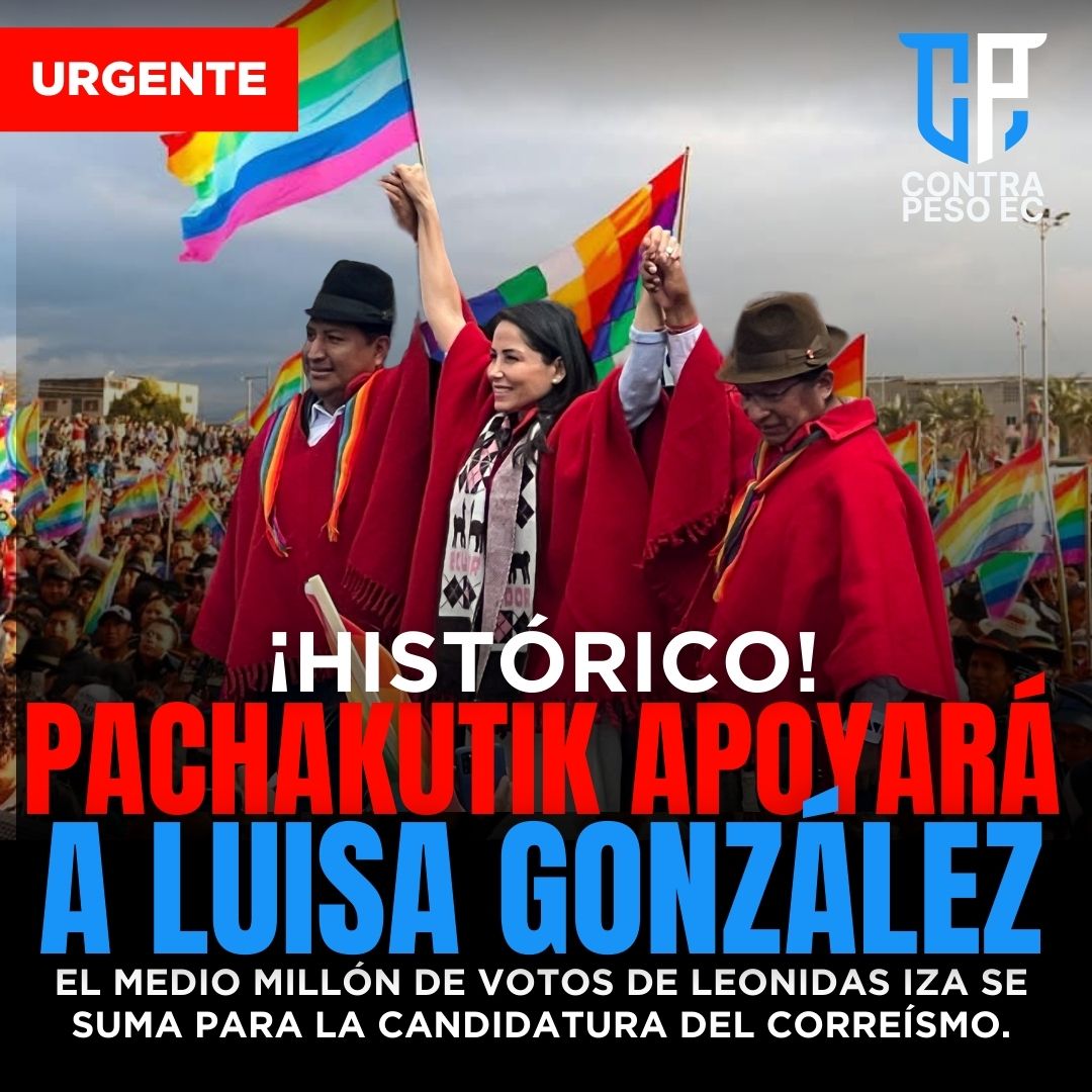 ContraPeso_Ec's tweet image. 🔴𝗡𝗢𝗕𝗢𝗔, 𝗧𝗛𝗔𝗡𝗞 𝗬𝗢𝗨, 𝗕𝗬𝗘 𝗕𝗬𝗘 ‼️
Luisa González, candidata a la Presidencia, y Guillermo Churuchumbi, coordinador de Pachakutik, firmaron el acuerdo entre Revolución Ciudadana y Pachakutik de cara a la segunda vuelta.
#SomosContraPesoEc 🇪🇨