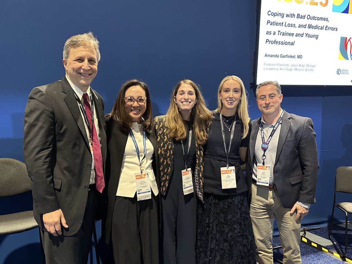 Melanie S. Sulistio, MD (@melsulistio) on Twitter photo An honor to speak at #ACC25 session on grief & pt loss by <a href="/AmandaGarfinkel/">Amanda Garfinkel, MD</a> alongside <a href="/JasonKatzMD/">Jason N. Katz</a>, <a href="/AnnGageMD/">Ann Gage</a> & Dr. Landzberg.
Standing room only tells us we need more of these honest & vulnerable discussions in #MedEd & beyond.
#humanityinmedicine An honor to speak at #ACC25 session on grief & pt loss by <a href="/AmandaGarfinkel/">Amanda Garfinkel, MD</a> alongside <a href="/JasonKatzMD/">Jason N. Katz</a>, <a href="/AnnGageMD/">Ann Gage</a> & Dr. Landzberg.
Standing room only tells us we need more of these honest & vulnerable discussions in #MedEd & beyond.
#humanityinmedicine