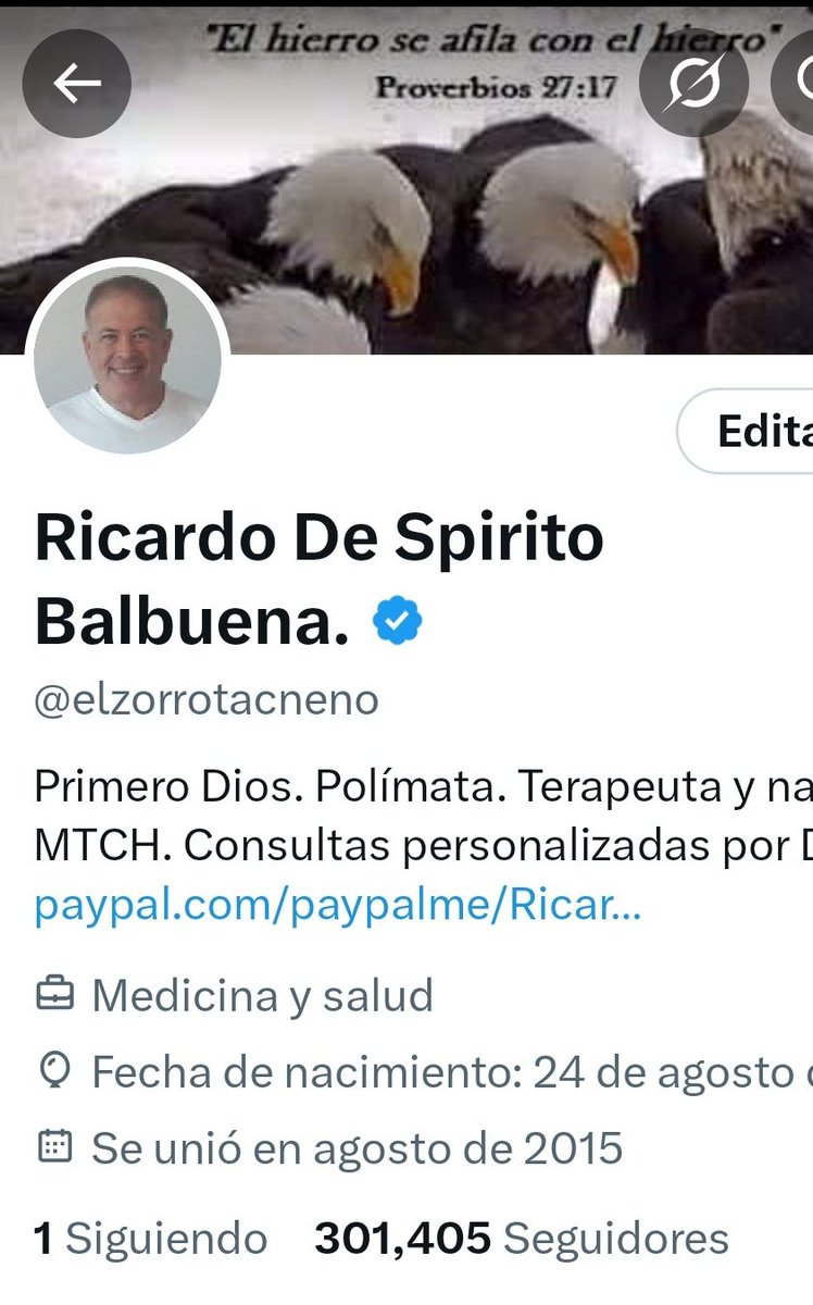 Ricardo De Spirito Balbuena. tweet media