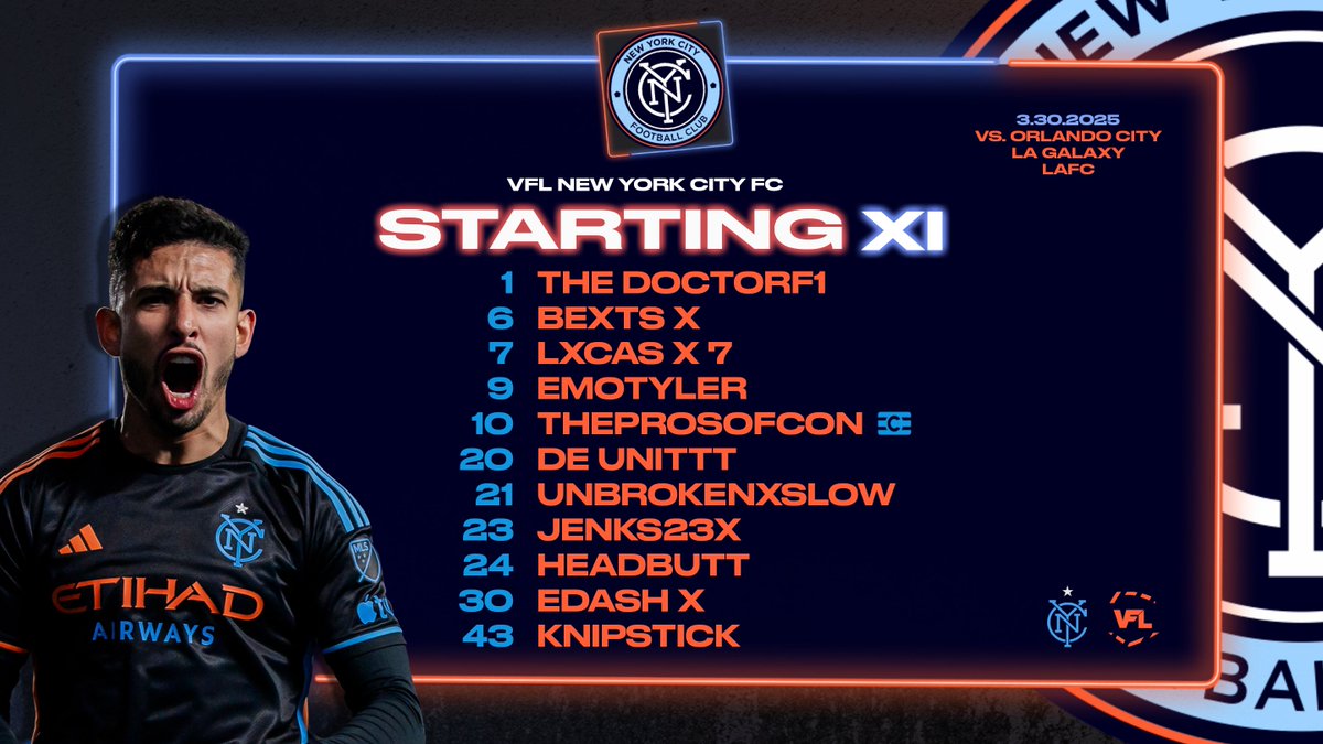 The last regular season starting lineup. Ever. 🥲

<a href="/TheVFL_/">VFL</a> | #COYBIB | #VFLMLS