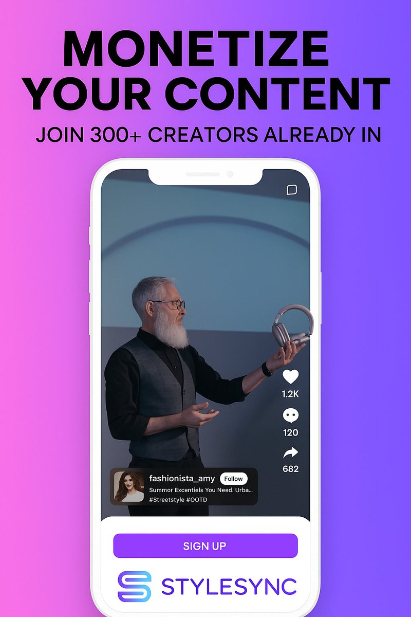 StyleSync_tech's tweet image. Creators: Your content is 🔥—why aren’t you getting paid for it?
StyleSync makes your posts instantly shoppable with 1-tap checkout + AI.
💸 300+ creators already in.
Comment MONEY or join the waitlist: stylesync.tech
#CreatorEconomy #MonetizeContent #StyleSync
