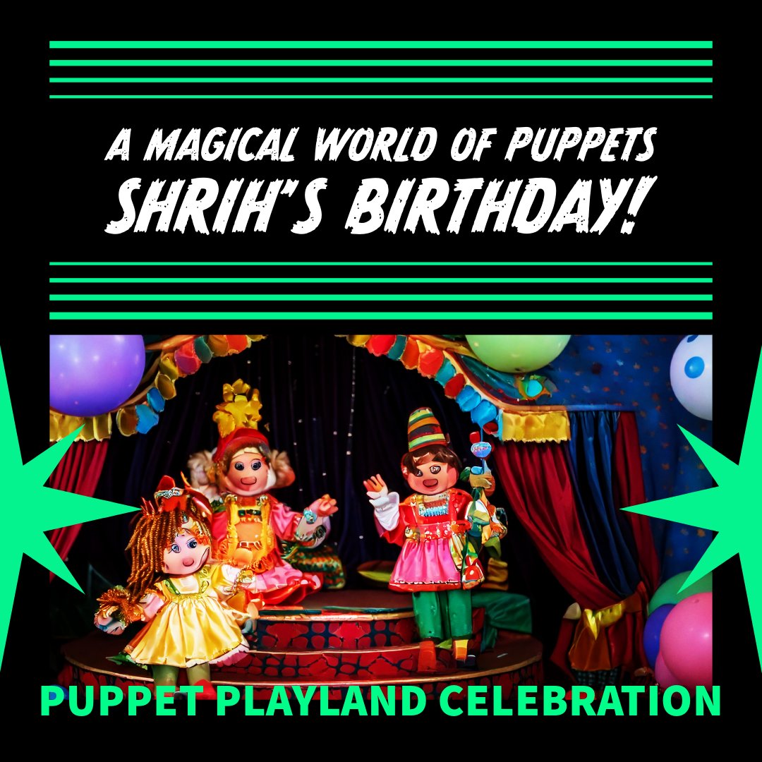 ShrihFESTIVALS's tweet image. Bring your child’s favorite stories to life with Shrih’s Puppet Playland! 🎭✨ Interactive puppet shows and storytelling fun await! 🧸🎉

📧 birthday@shrih.net
📞 +91 9137991407
🌐 birthday.shrih.net
#ShrihEvents #PuppetPlayland #StorytellingFun #KidsParty #BirthdayFun
