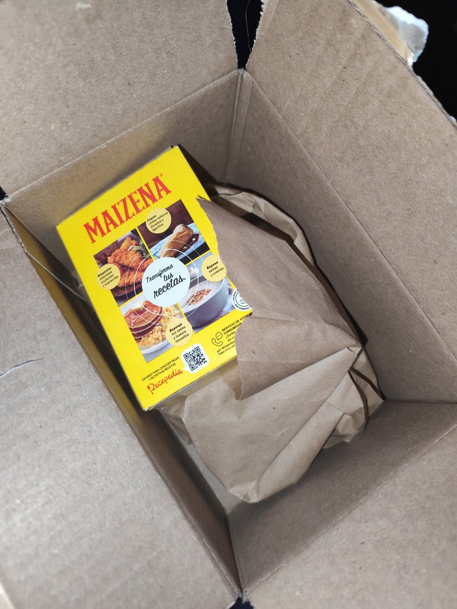 Imagínate pedir una camara de 450 dólares y que te llegue una Maizena 💀
Verdaderamente la Maizena más cara que he comprado
Muchas gracias <a href="/amazonmex/">Amazon México</a> por: