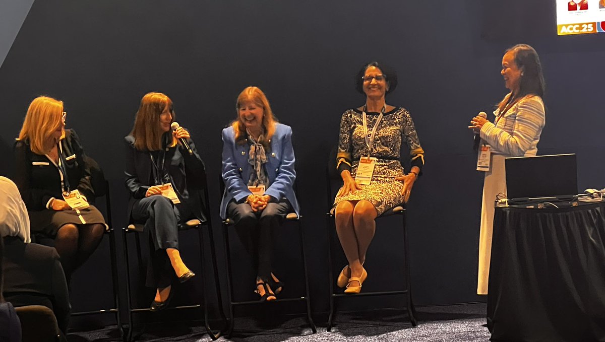 Vrinda Trivedi MD FACC (@vtrivedimbbs) on Twitter photo Insights, humor, stories and sound advice at the Empowering women in Cardiology panel discussion happening now at the Theater 1 education zone.
#ACC #ACCWIC <a href="/ACCinTouch/">American College of Cardiology</a> <a href="/KTamirisaMD/">Kamala Tamirisa MD</a> <a href="/SabrinaIslamMD/">Sabrina Islam, MD, MPH</a> <a href="/AmbreenMohamed/">Ambreen Mohamed, MD, FACC</a> <a href="/avolgman/">AnnabelleVolgman MD</a> <a href="/DrToniyaSingh/">Toniya Singh MD FACC</a> <a href="/DrRosanel/">Dr. Sarah (Rosine) Rosanel, MD, FACC</a> Insights, humor, stories and sound advice at the Empowering women in Cardiology panel discussion happening now at the Theater 1 education zone.
#ACC #ACCWIC <a href="/ACCinTouch/">American College of Cardiology</a> <a href="/KTamirisaMD/">Kamala Tamirisa MD</a> <a href="/SabrinaIslamMD/">Sabrina Islam, MD, MPH</a> <a href="/AmbreenMohamed/">Ambreen Mohamed, MD, FACC</a> <a href="/avolgman/">AnnabelleVolgman MD</a> <a href="/DrToniyaSingh/">Toniya Singh MD FACC</a> <a href="/DrRosanel/">Dr. Sarah (Rosine) Rosanel, MD, FACC</a>
