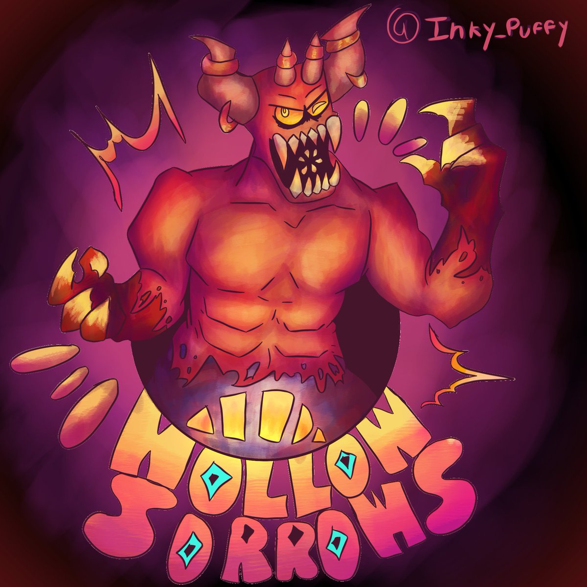HAPPY ANNIVERSARY HOLLOW SORROWS!,
(sry for not posting guys I’m busy af and this is my first time drawing molarch) #spookymonth #spookymonthfanart