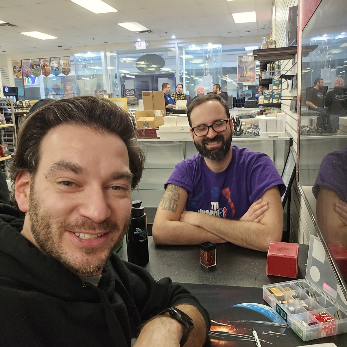 My first ever Intentional Draw in #starwarsunlimited !! Of course it was against my old friend and Hyperloops co-owner NJCuenca! No more hyperscooping! <a href="/UnlimitedFFG/">Star Wars: Unlimited by FFG</a>