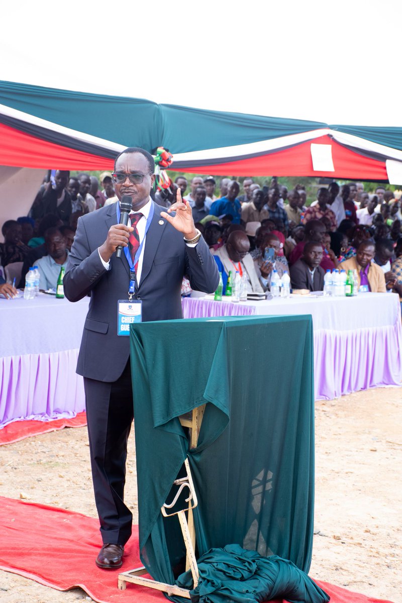 EduMinKenya's tweet photo. Yesterday, Education Cabinet Secretary Julius Migos Ogamba attended a thanksgiving ceremony at Kipcherere High School in Baringo County alongside Hon. Joseph Makilap, MP for Baringo North. He urged 2025 KCSE candidates to apply for academic and technical programs via the KUCCPS https://t.co/xwG49nCMzR