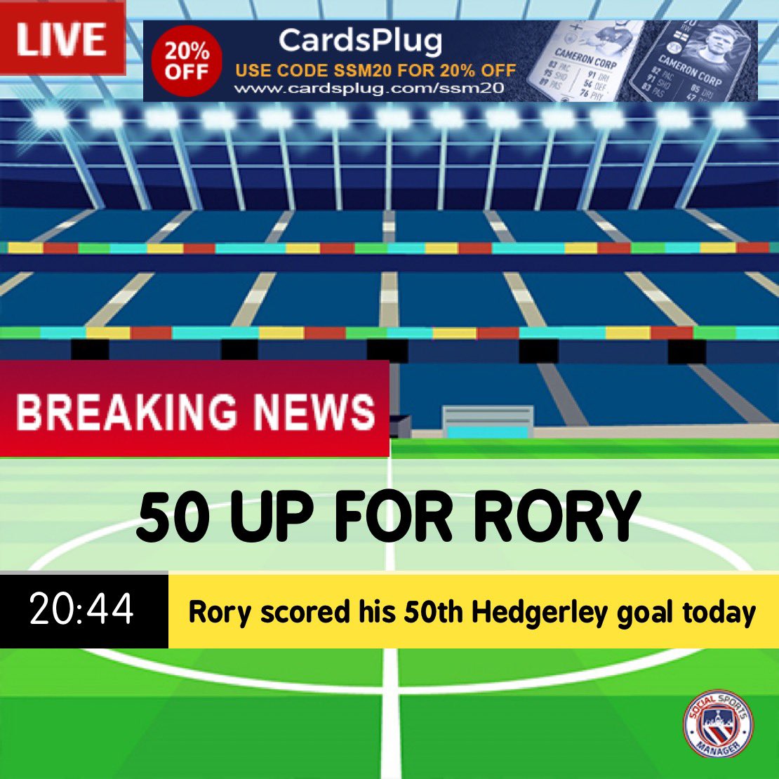 Hedgerleyfc's tweet photo. A couple of milestones today as @r0rysc0tt got his 50th goal and a couple of assists sees @Con2994 pass 50 assists for the club 🦔 https://t.co/Rm8Wt3xMba