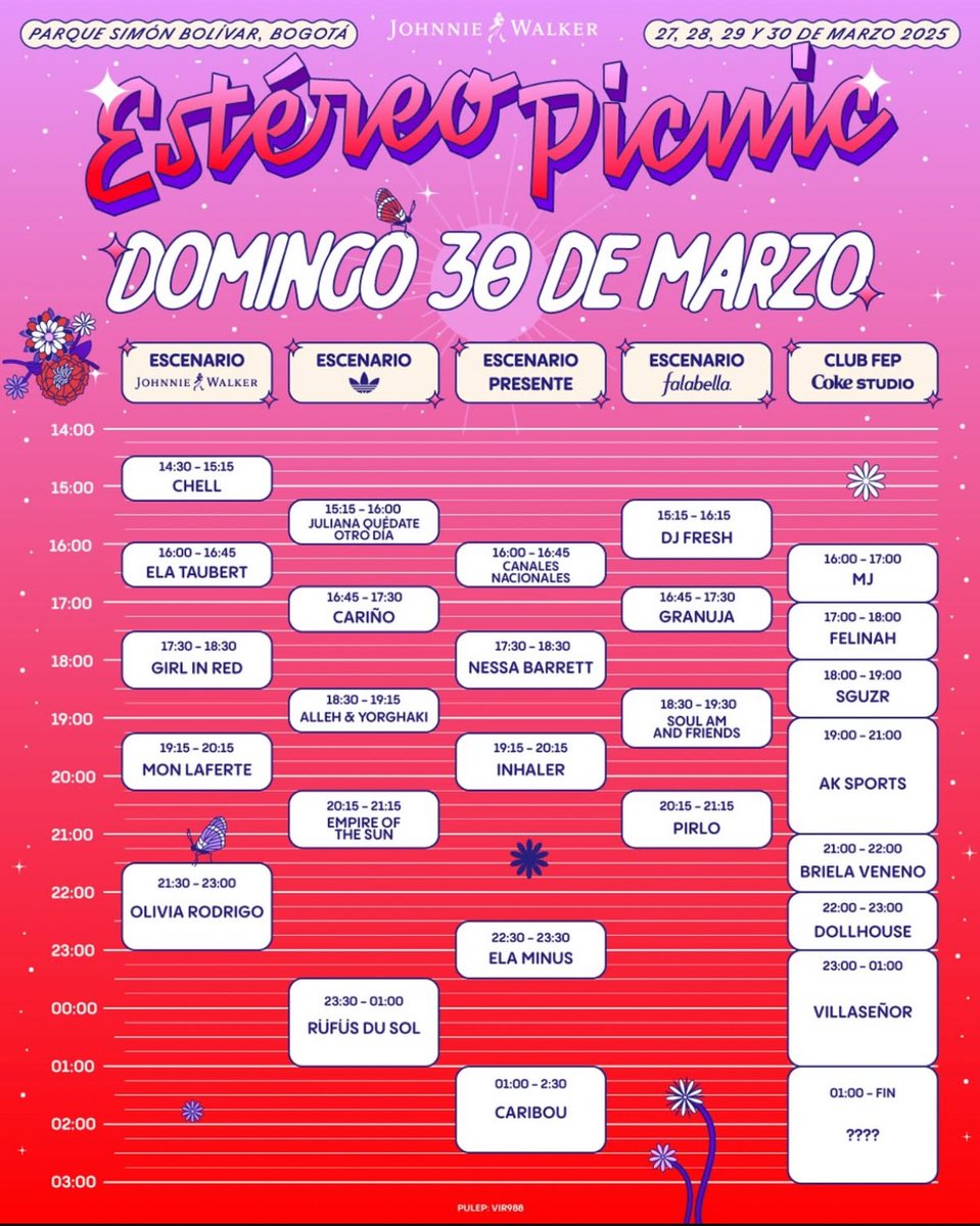 musictrendscol's tweet image. Horarios para el último día del #FEP2025 actualizados 🔥
