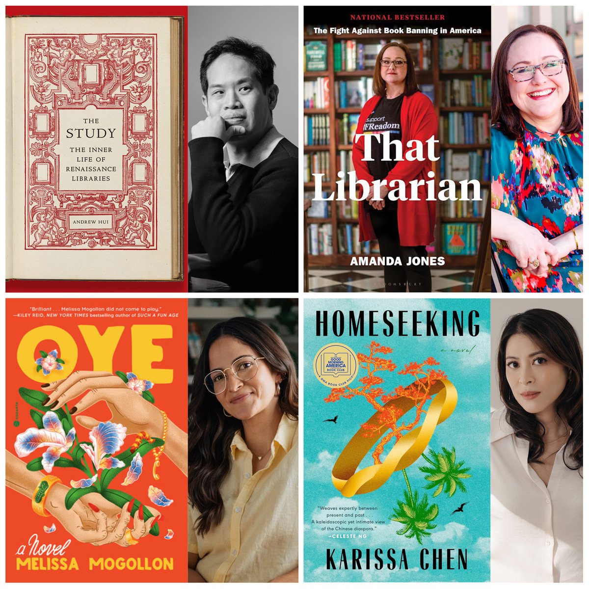 Queens Public Library (@qplnyc) on Twitter photo Our virtual Literary Thursdays series brings you live conversations with amazing writers.
Learn More about our April guests: Andrew Hui, <a href="/abmack33/">Amanda Jones: Defender of Libraries & Wonder</a>, <a href="/melmogollon/">Melissa Mogollon</a>, and <a href="/karissachen/">𝕂𝕒𝕣𝕚𝕤𝕤𝕒 ℂ𝕙𝕖𝕟</a>!
queenslibrary.org/calendar?searc…
#NationalLibraryWeek Our virtual Literary Thursdays series brings you live conversations with amazing writers.
Learn More about our April guests: Andrew Hui, <a href="/abmack33/">Amanda Jones: Defender of Libraries & Wonder</a>, <a href="/melmogollon/">Melissa Mogollon</a>, and <a href="/karissachen/">𝕂𝕒𝕣𝕚𝕤𝕤𝕒 ℂ𝕙𝕖𝕟</a>!
queenslibrary.org/calendar?searc…
#NationalLibraryWeek