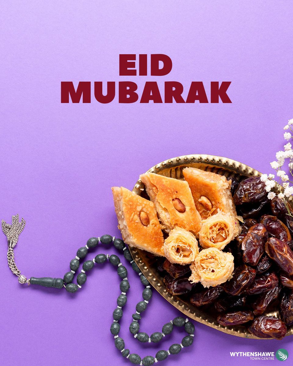 Eid Mubarak from Wythenshawe Town Centre! 🌙

Wishing you and your loved ones a joyful and blessed Eid filled with happiness. 

#EidMubarak #Celebratetogether